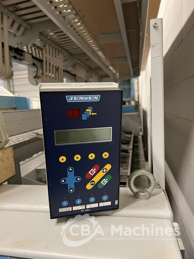 Used 2005 Jensen / Lapauw Ironing Line 2x1200x4000mm Steam for Small Pieces