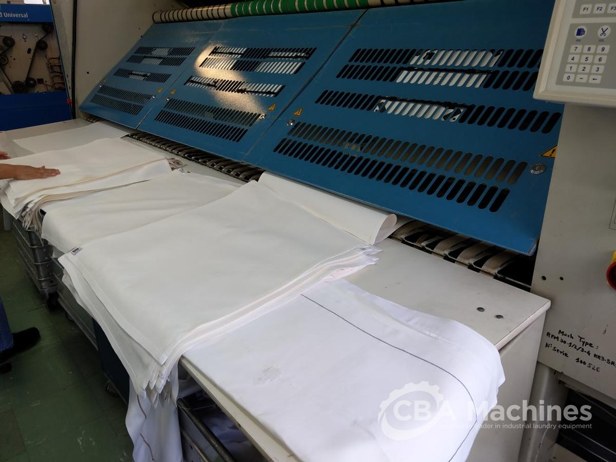 Used 2005/1997 Kannegiesser Ironing Line HPM-G 1 roll 2000x3000mm Steam