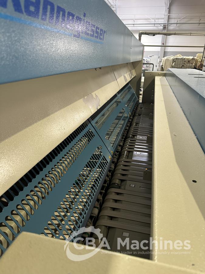 Used 2014 Kannegiesser 3x1200x3500 Ironing Line Steam 1-2-4 lanes
