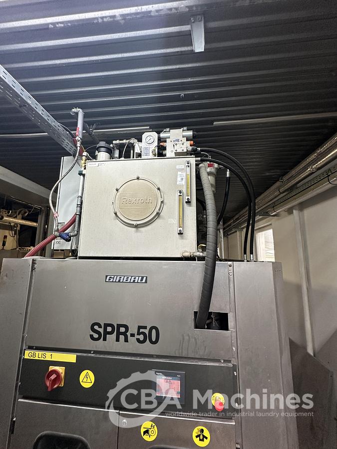 Used 2009 Girbau CBW System 12x50 with press + 100kg dryer