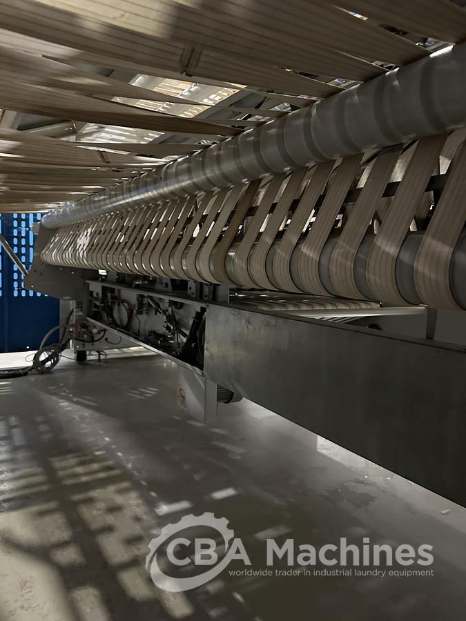 Used 2012 Ironing Line Gas Jensen/Lapauw Jenfeed Logic Plus + 2C1/1601/33G + Jenfold Classic (1076-1077-1078)