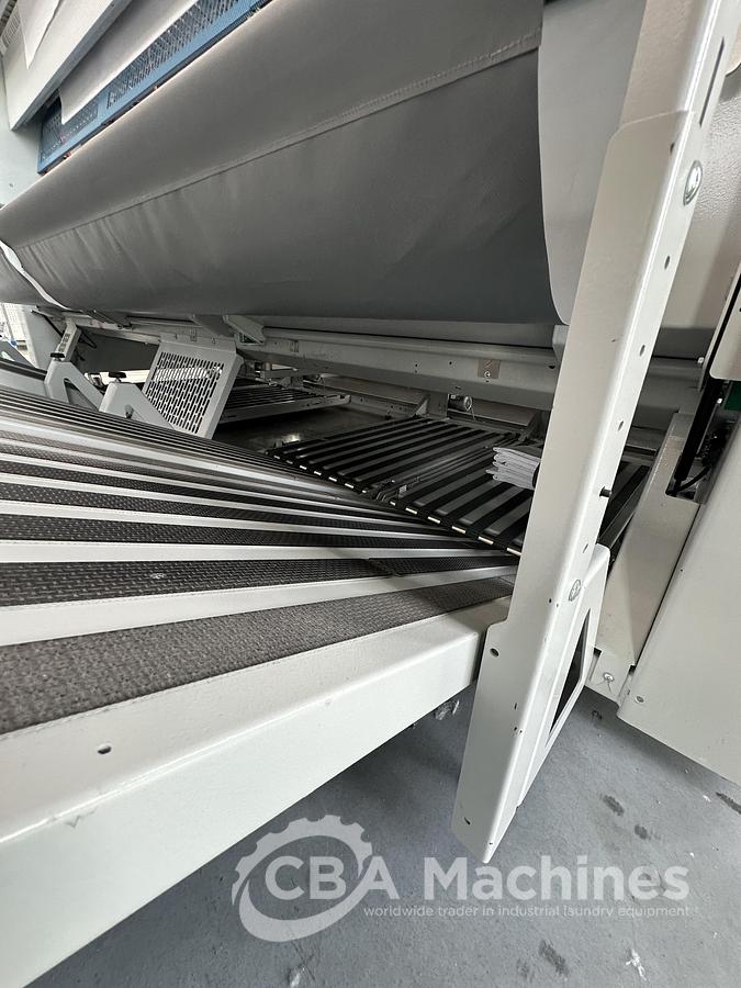 Used 2025 Kannegiesser Ironing Line Steam GZ-A 01+2 + EMA Pro 35-01+2-1/4-1/2 + HPM.II 2 roll x 1200mm x 3500mm + SFM-E 35(35)-1/2-3-KR3-R-ISP4 (1057-1058-1059-1060)