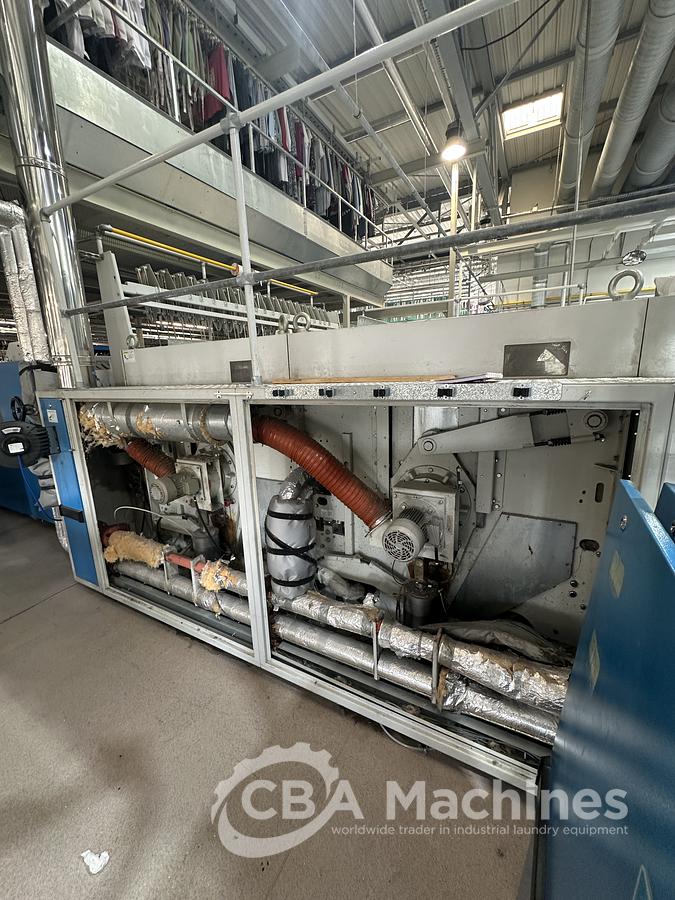 Used 2004 Jensen Ironing Line 4 lanes 2x1200x3300mm STEAM