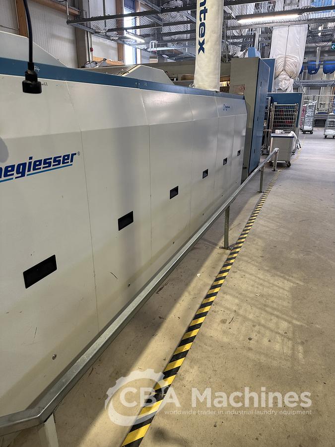 Used 2014 Kannegiesser 3x1200x3500 Ironing Line Steam 1-2-4 lanes