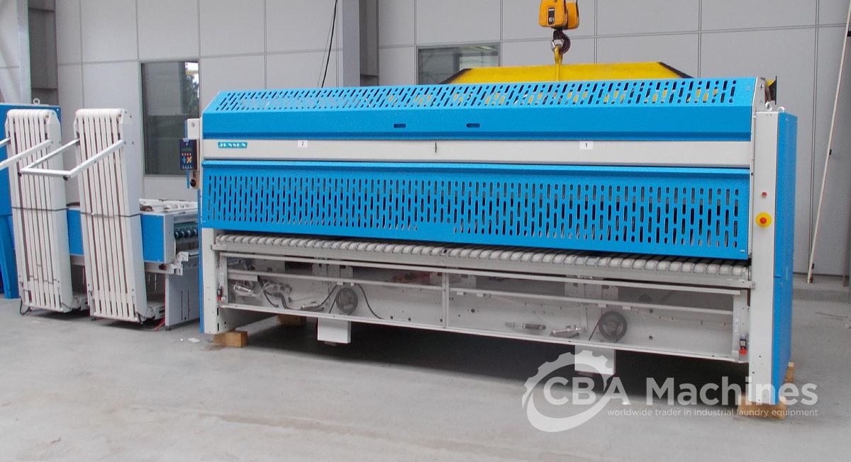 Used Complete Ironing Line Jensen – Lapauw 2 roll 1600 x 4000mm STEAM