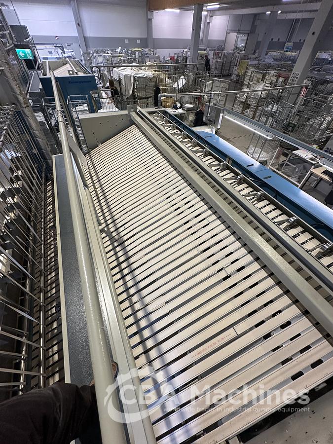 Used 2014 Kannegiesser 3x1200x3500 Ironing Line Steam 1-2-4 lanes