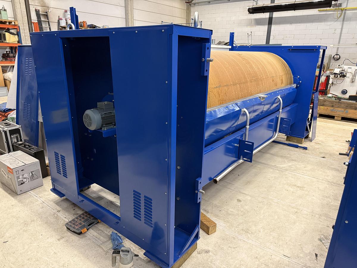 Used 1989 Ironer Lapauw 2 roll 1200 x 3300mm (429)