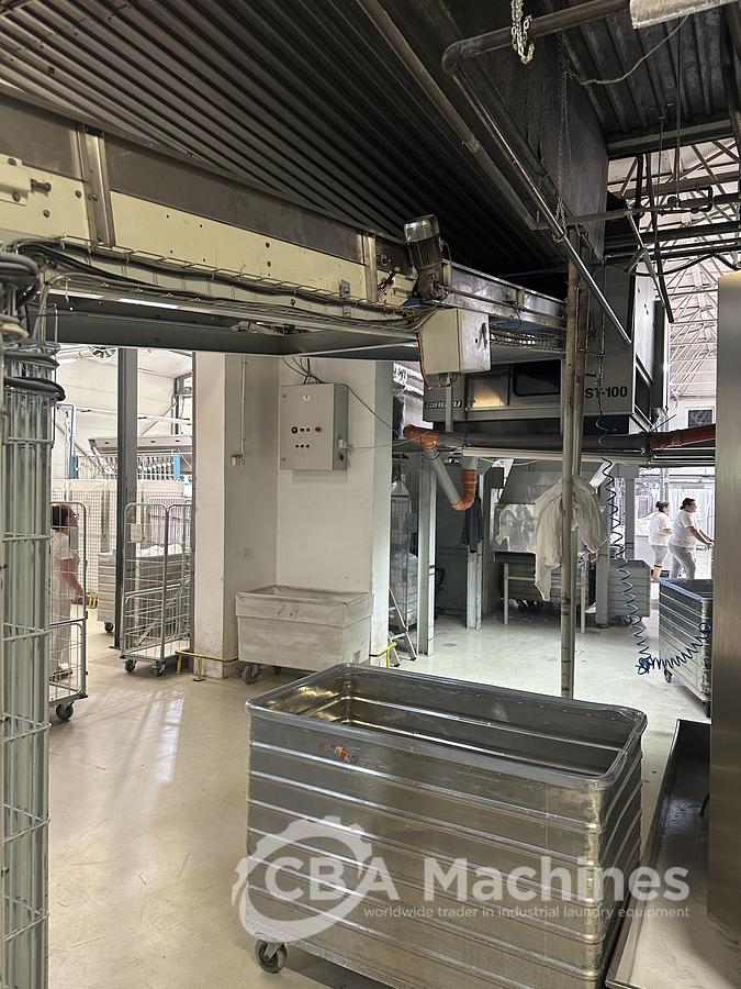 Used 2009 Girbau CBW System 12x50 with press + 100kg dryer