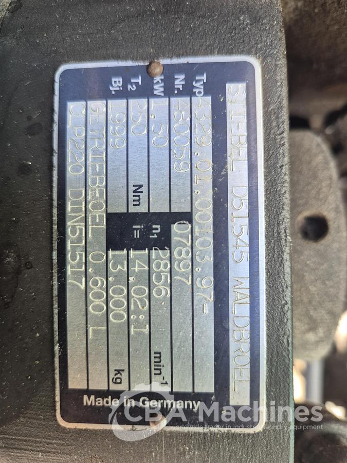 Used 1999 Dryer Lavatec TT733 D Steam 50kg with legs 175cm (853)