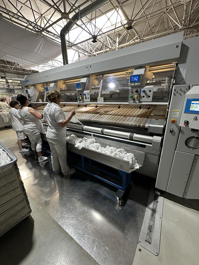 Used 2018 Jensen Ironing Line EXPG 2x1200x4000mm GAS - Logic Plus - Universal