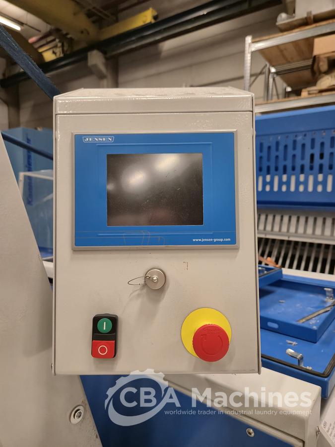 Used 2011 Electrolux Ironing Line C-Flex GAS 1x1200x3300 with Jensen Classic 3300mm 1-2 lanes