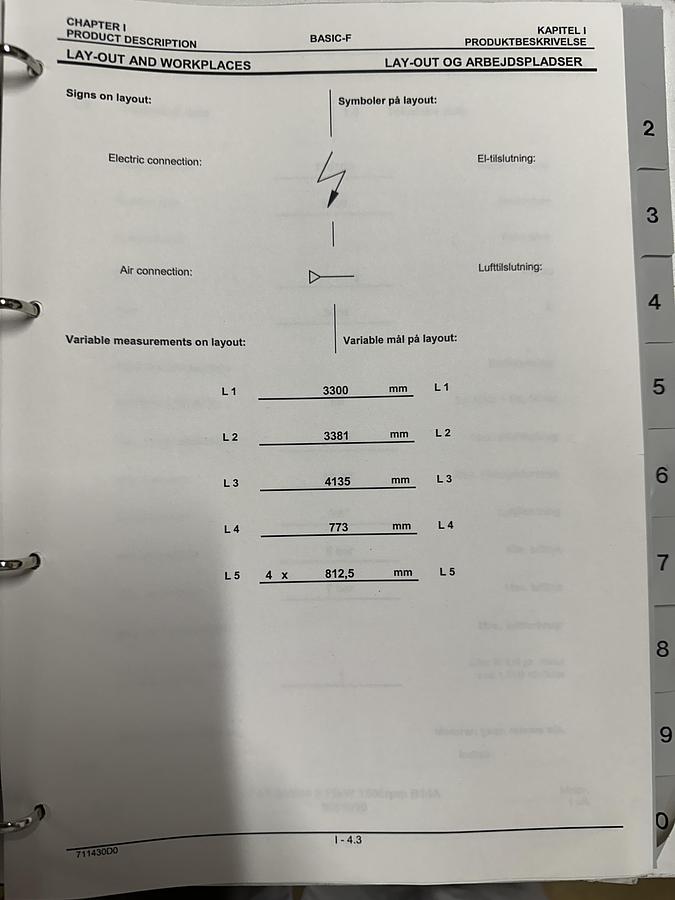 Used 2003 Feeder Jensen Basic 3300mm