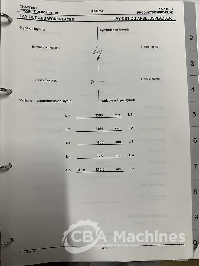 Used 2003 Feeder Jensen Basic 3300mm
