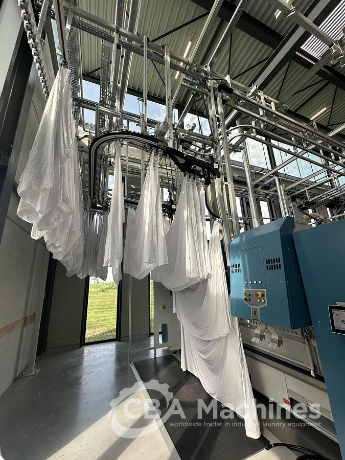 Used 2025 Kannegiesser Ironing Line Steam GZ-A 01+2 + EMA Pro 35-01+2-1/4-1/2 + HPM.II 2 roll x 1200mm x 3500mm + SFM-E 35(35)-1/2-3-KR3-R-ISP4 (1057-1058-1059-1060)
