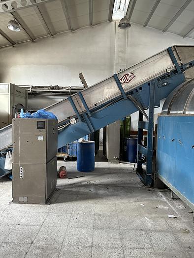 Used Complete Milnor 8 x 50kg CBW tunnel system year 2010 / 2018