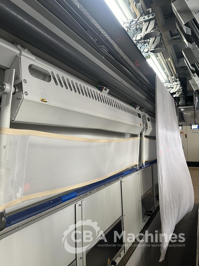 Used 2020 Ironing Line Kannegiesser 2 roll 1200x3500mm GAS - EMQ Synchro + HPM-II GAS + SFM.II 1-2-4 lanes