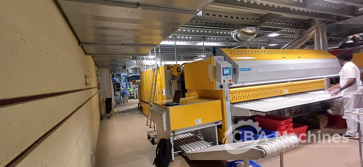 Used 2008 Jensen GAS Ironing Line 1 roll 2000x3500mm