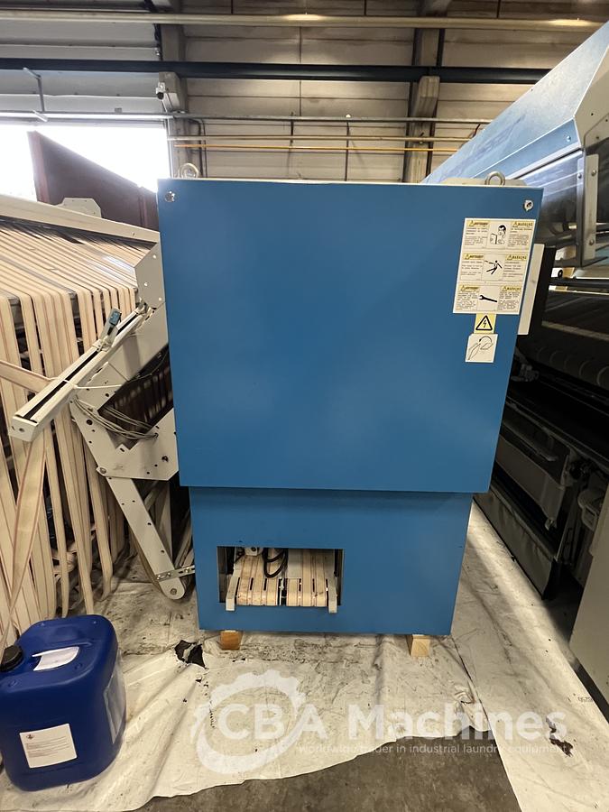 Used 2005 Jensen / Lapauw Ironing Line 2x1200x4000mm Steam for Small Pieces