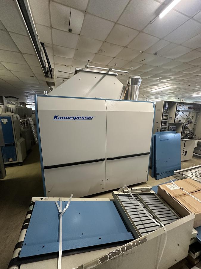 Used 2011 / 2005 Kannegiesser Ironing Line GAS 1x2000x3500mm: EMD - HPMG- RFM