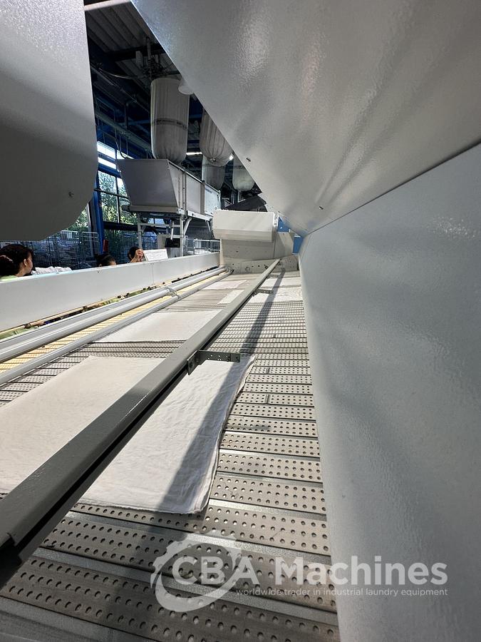 Used 2022 Ironing line Jensen Basic Plus (1029) + EXP 2000 (1030) + Magic (1031) + Napkin Bottom Up (1032)