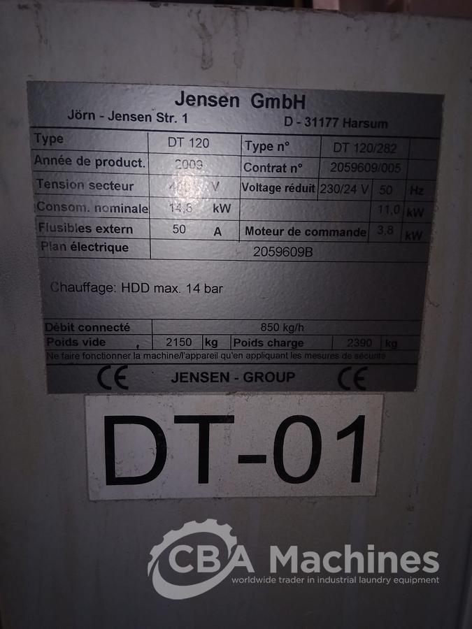 Used 2009 Dryer Jensen DT120 (665)