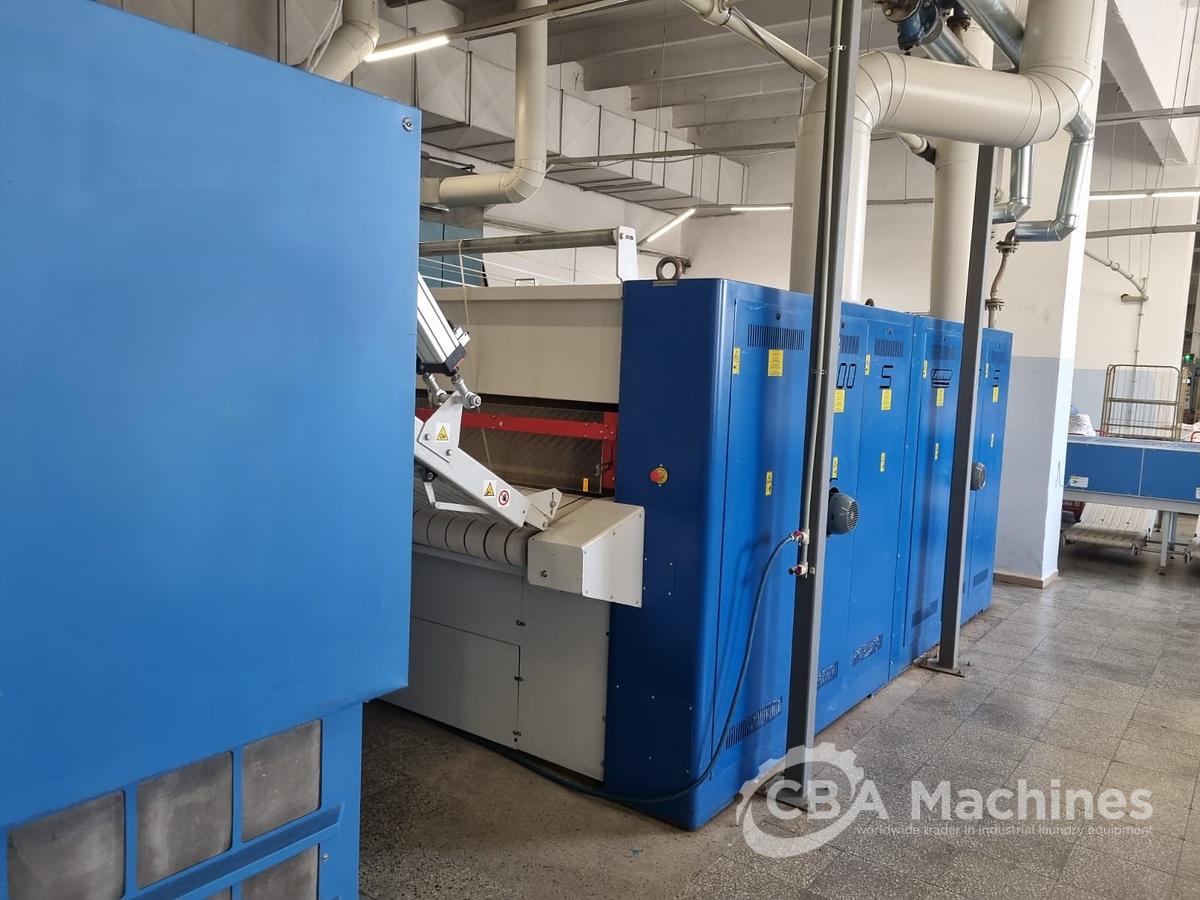Used Complete Ironing Line Jensen – Lapauw 2 roll 1600 x 4000mm STEAM