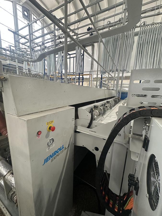 Used 2010 Jensen Ironing Line Logic Plus - Jenroll EXPG 2x1200x3500mm GAS - Classic Folder