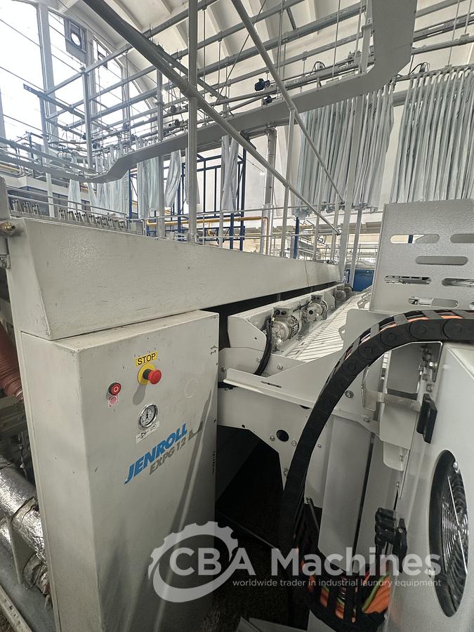 Used 2010 Jensen Ironing Line Logic Plus - Jenroll EXPG 2x1200x3500mm GAS - Classic Folder