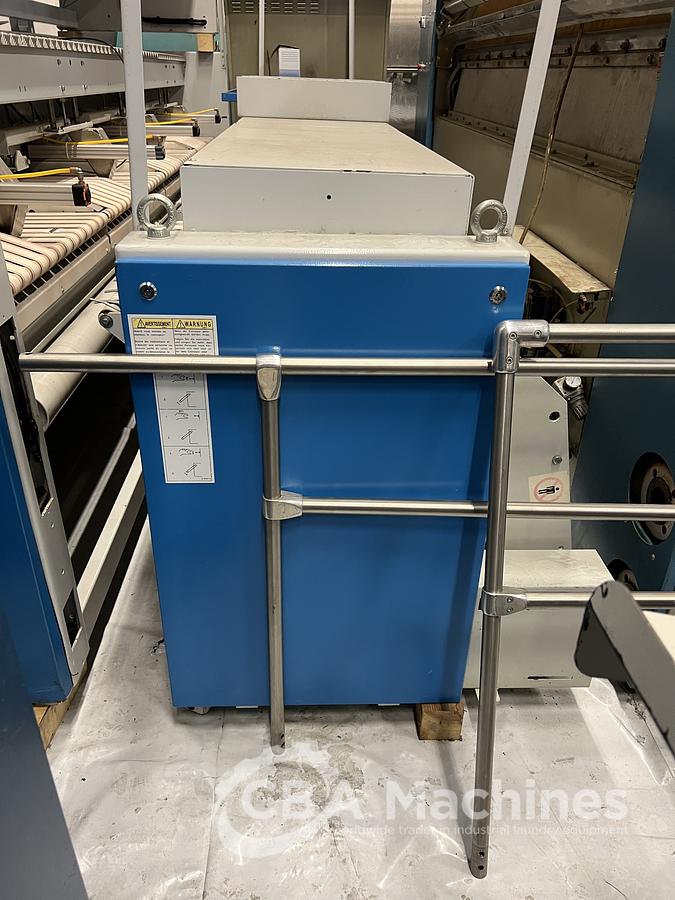 Used 2005 Jensen / Lapauw Ironing Line 2x1200x4000mm Steam for Small Pieces