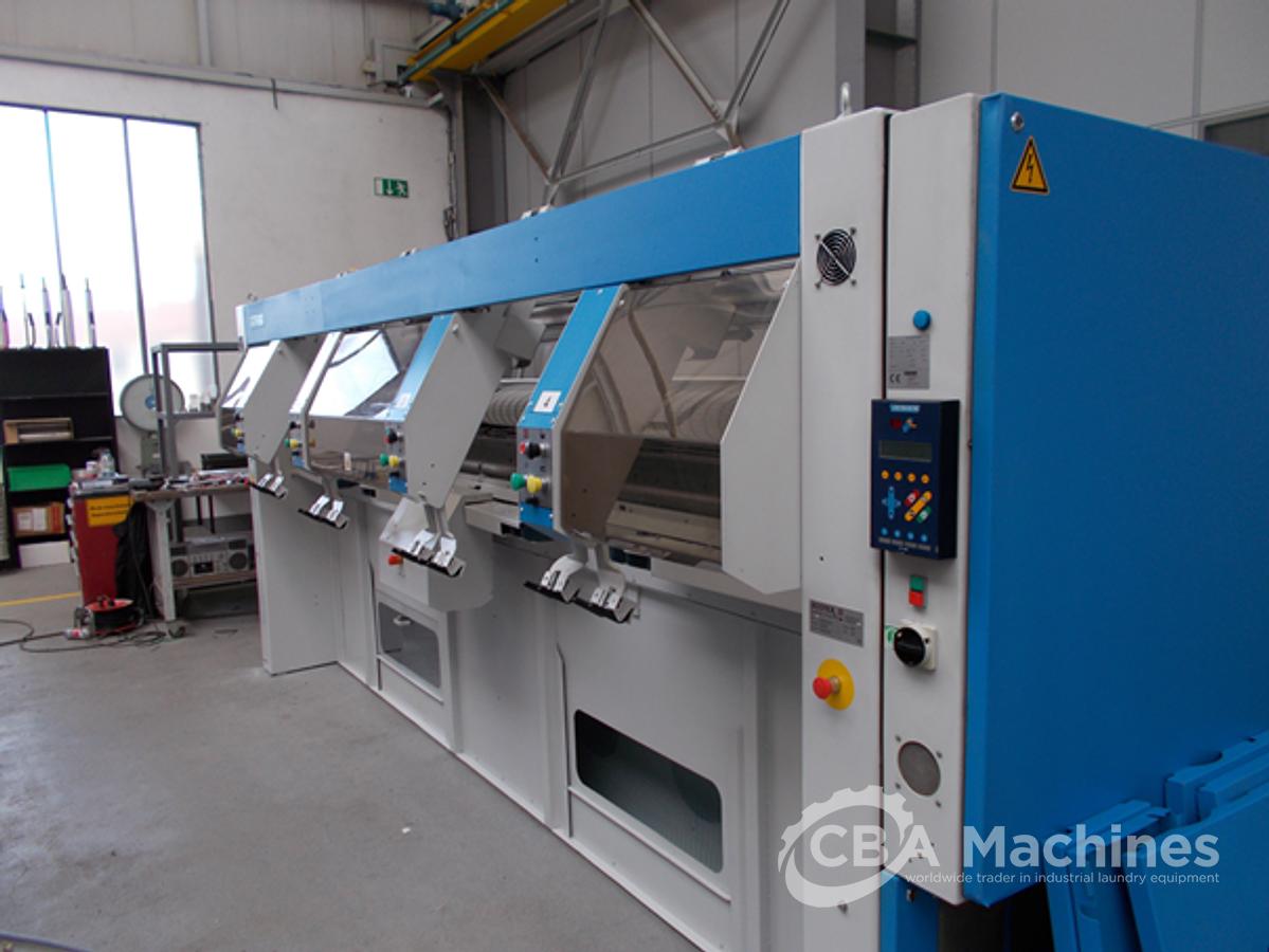 Used Complete Ironing Line Jensen – Lapauw 2 roll 1600 x 4000mm STEAM