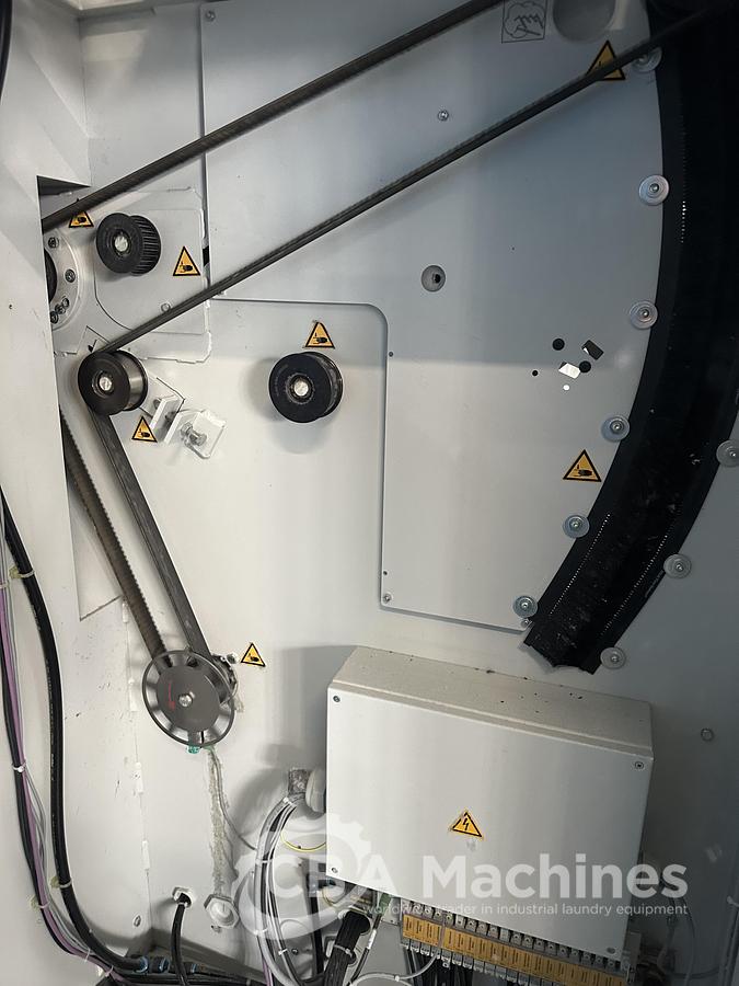 Used 2020 Ironing Line Kannegiesser 2 roll 1200x3500mm GAS - EMQ Synchro + HPM-II GAS + SFM.II 1-2-4 lanes