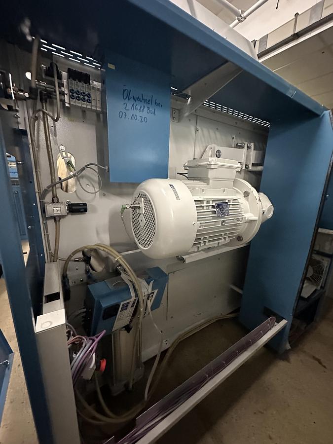 Used 2011 / 2005 Kannegiesser Ironing Line GAS 1x2000x3500mm: EMD - HPMG- RFM