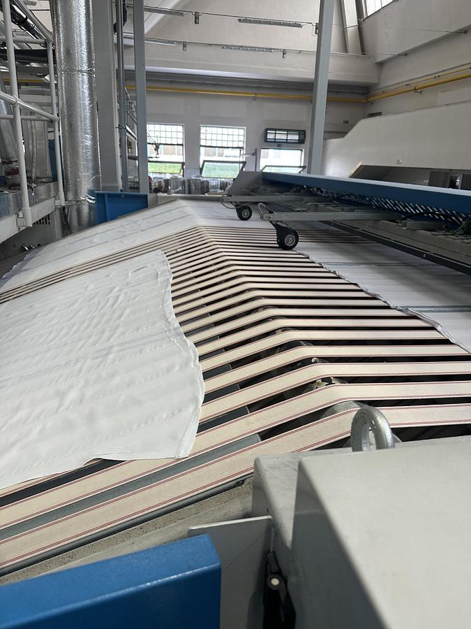 Used 2010 Jensen Ironing Line Logic Plus - Jenroll EXPG 2x1200x3500mm GAS - Classic Folder