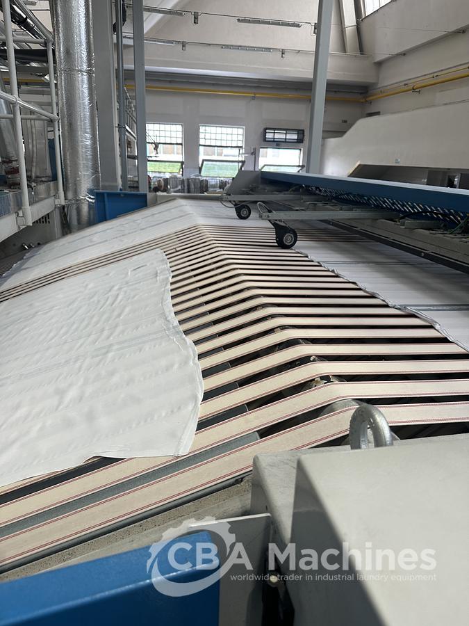 Used 2010 Jensen Ironing Line Logic Plus - Jenroll EXPG 2x1200x3500mm GAS - Classic Folder