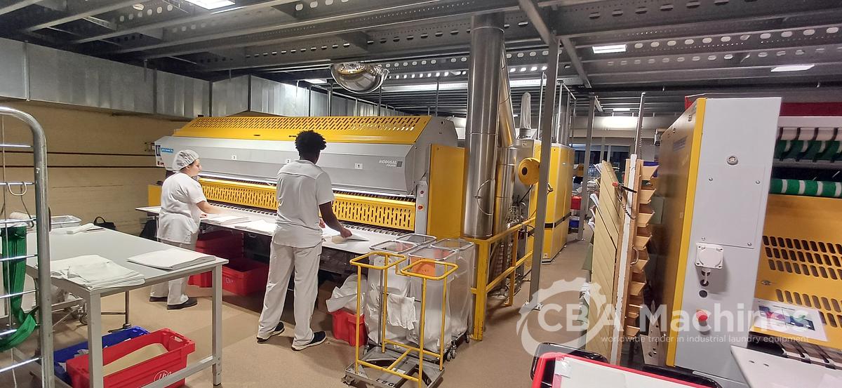 Used 2008 Jensen GAS Ironing Line 1 roll 2000x3500mm