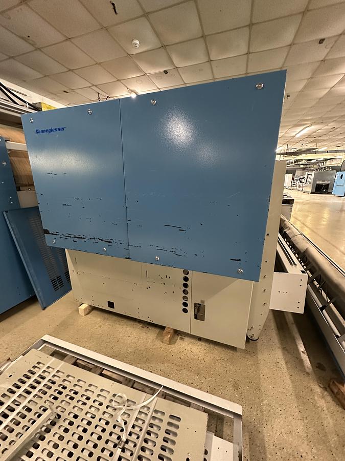 Used 2011 / 2005 Kannegiesser Ironing Line GAS 1x2000x3500mm: EMD - HPMG- RFM
