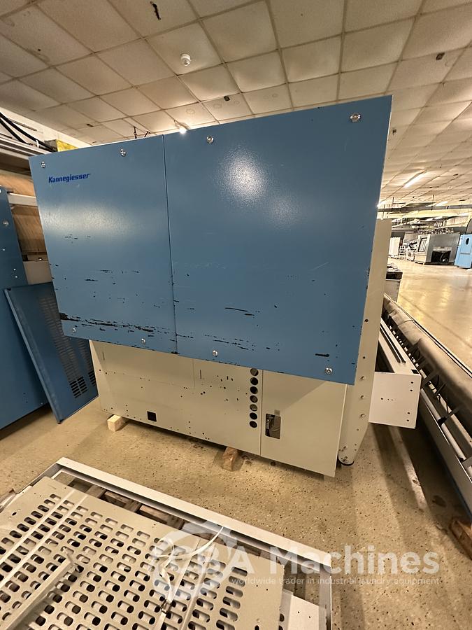 Used 2011 / 2005 Kannegiesser Ironing Line GAS 1x2000x3500mm: EMD - HPMG- RFM