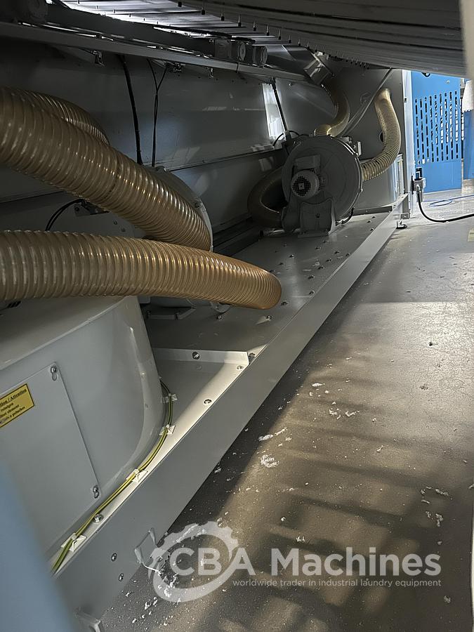 Used 2020 Ironing Line Kannegiesser 2 roll 1200x3500mm GAS - EMQ Synchro + HPM-II GAS + SFM.II 1-2-4 lanes