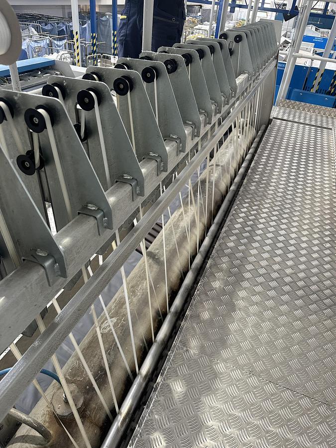 Used 2010 Jensen Ironing Line Logic Plus - Jenroll EXPG 2x1200x3500mm GAS - Classic Folder