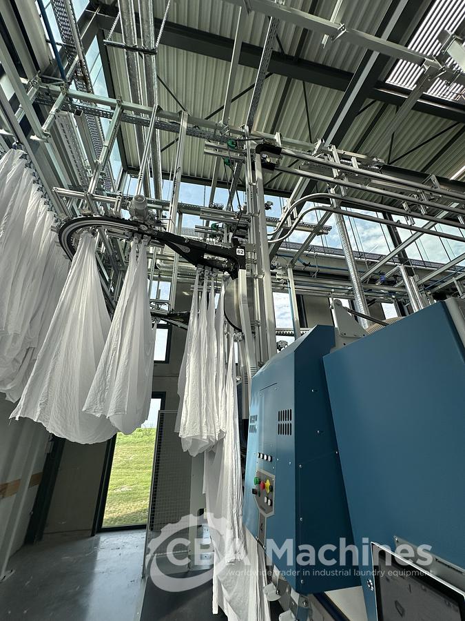 Used 2025 Kannegiesser Ironing Line Steam GZ-A 01+2 + EMA Pro 35-01+2-1/4-1/2 + HPM.II 2 roll x 1200mm x 3500mm + SFM-E 35(35)-1/2-3-KR3-R-ISP4 (1057-1058-1059-1060)