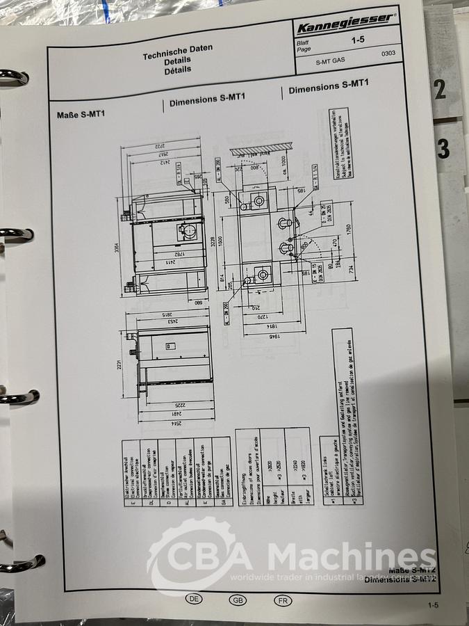 Used 2015 Tunnel Finisher Kannegiesser SMT-1 -GAS-Turbo A-R-/F-X (924)