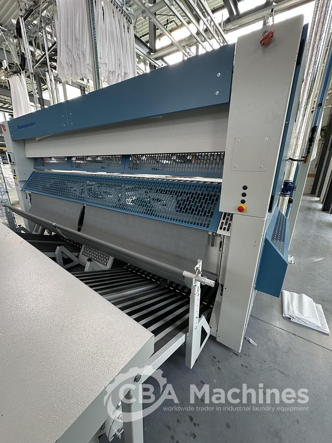 Used 2025 Kannegiesser Ironing Line Steam GZ-A 01+2 + EMA Pro 35-01+2-1/4-1/2 + HPM.II 2 roll x 1200mm x 3500mm + SFM-E 35(35)-1/2-3-KR3-R-ISP4 (1057-1058-1059-1060)