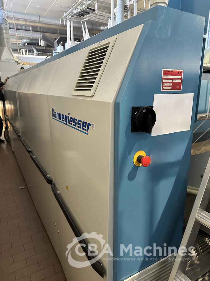 Used 2011 Kannegiesser Ironing Line 3x1200x3500 Kannegiesser Steam 1-2-4 lanes