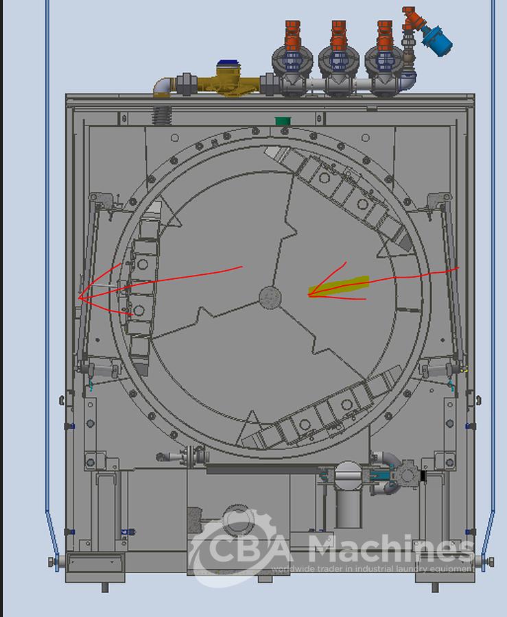 Used 2004 Washer Extractor Lavatec LX355 - 240kg ( 481 )