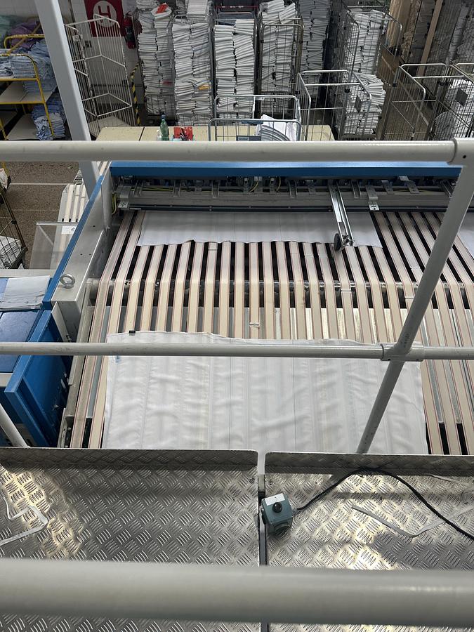 Used 2010 Jensen Ironing Line Logic Plus - Jenroll EXPG 2x1200x3500mm GAS - Classic Folder