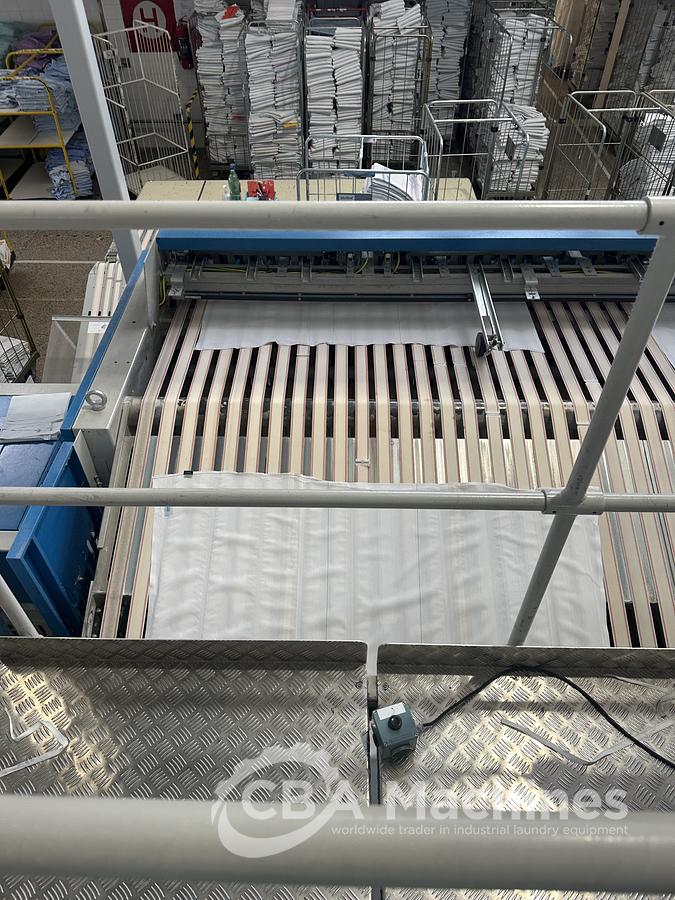 Used 2010 Jensen Ironing Line Logic Plus - Jenroll EXPG 2x1200x3500mm GAS - Classic Folder