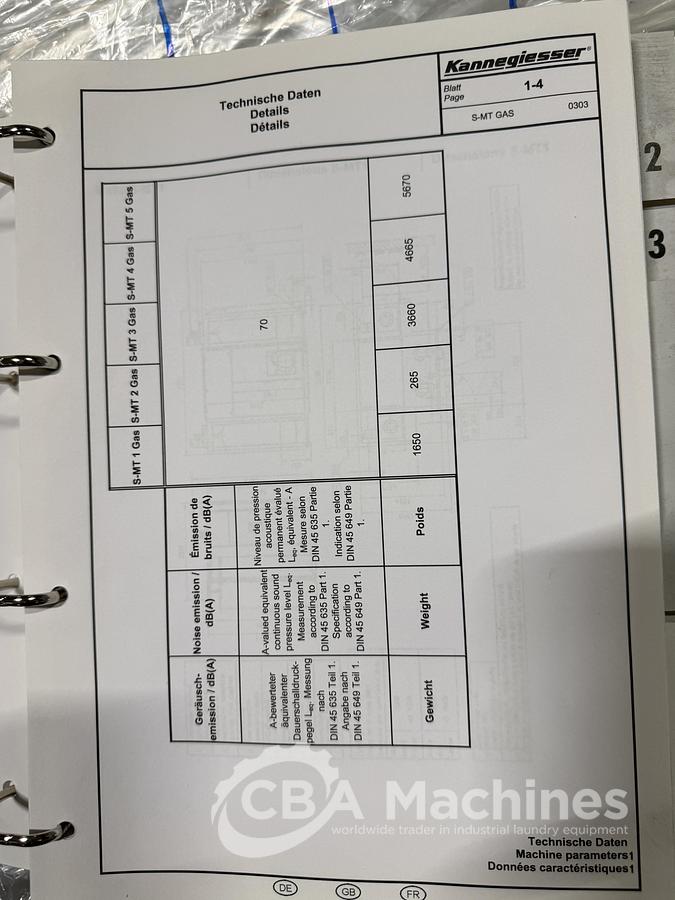 Used 2015 Tunnel Finisher Kannegiesser SMT-1 -GAS-Turbo A-R-/F-X (924)
