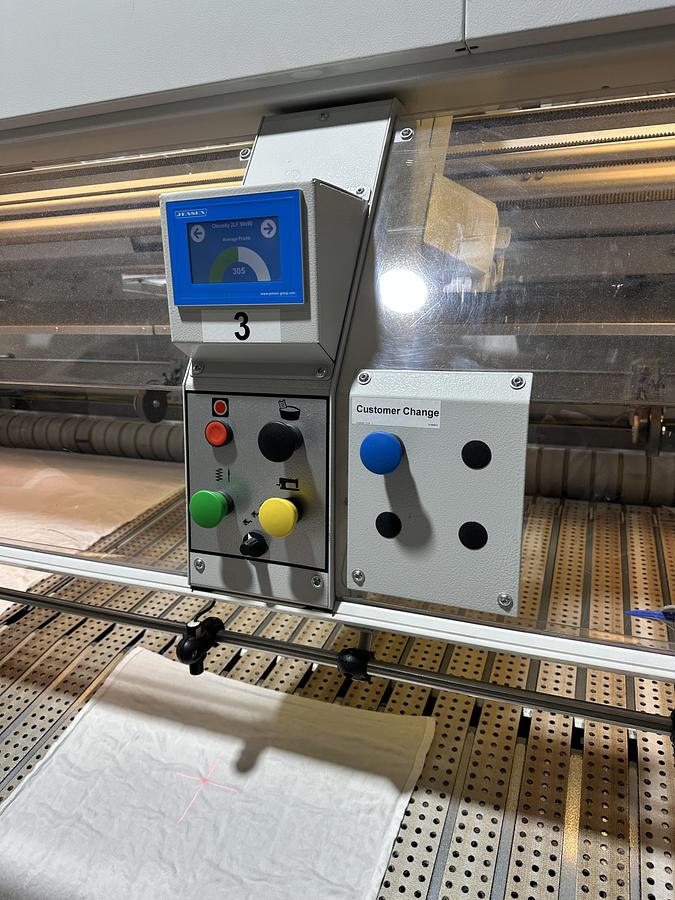 Used 2018 Jensen Ironing Line EXPG 2x1200x4000mm GAS - Logic Plus - Universal