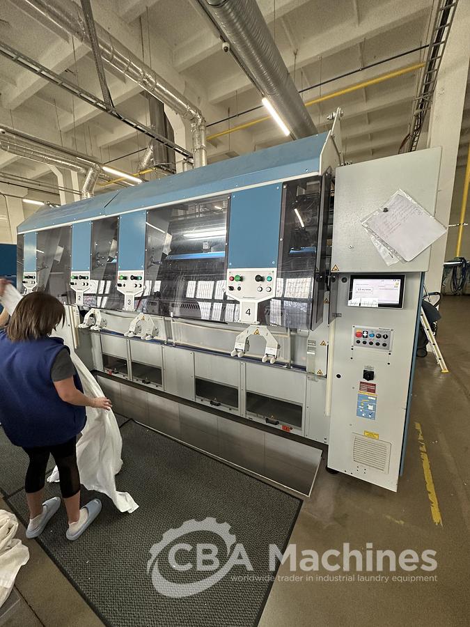 Used 2020 Ironing Line Kannegiesser 2 roll 1200x3500mm GAS - EMQ Synchro + HPM-II GAS + SFM.II 1-2-4 lanes