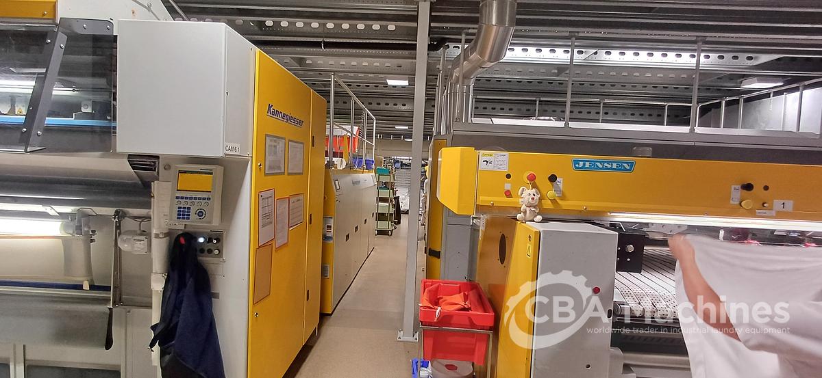 Used 2008 Jensen GAS Ironing Line 1 roll 2000x3500mm